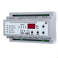 ТР-101 - цифровое температурное четырехканальное реле с управлением по ПИД закону с RS485