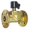 RSPS-50FN AC220V - клапан электромагнитный фланцевый прямого действия Ду50, Н.З. латунь+PTFE